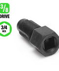 Oxygen Sensor Thread Chaser For M18 x 1.5 Threads And Spark Plug Threads, Three Eighths Inch Hex Or Drive Compatible