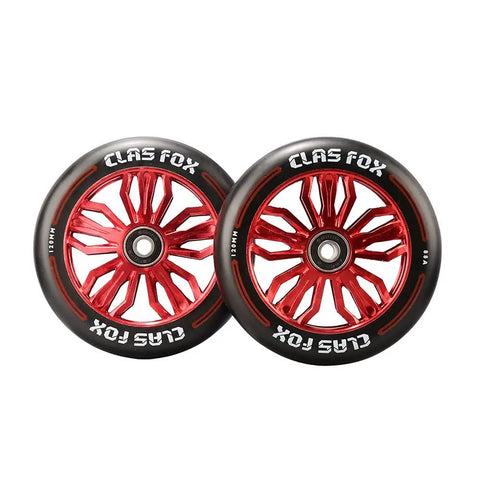 Real Heavy Duty Pro Scooter Wheels With Abec 9 Bearings 120 X 24 MM Forged Aluminum Core 88A Polyurethane Sick Grip Shredder Approved Street Rides No Cap