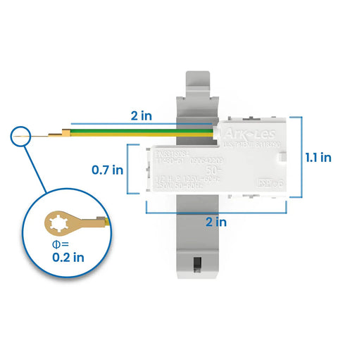 Front view of Washer Lid Switch WP8318084 Replacement For Whirlpool Kenmore And Roper Washers Easy Install Reliable Operation