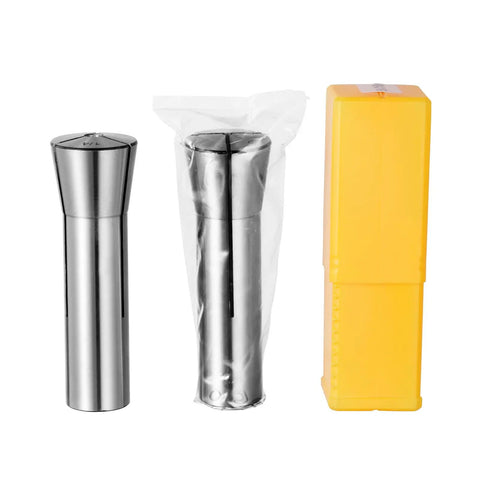 R8 Collet Set 13-Piece Precision 1/8 to 7/8 Inch Pro-Grade Mill Chuck with 0.0012 in TIR, 45 Steel, with storage box and packaging