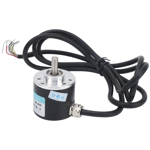 Industrial Full Shaft Encoder Built Tough With Durable Materials Three Phase Precision Encoder For Motor Reducer Systems And Office Automation Solid Wave Design For Stable Readouts