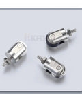 Digital Caliper, Micrometer Dial Indicator Wheel Probe Steel Tip M2.5, three metal wheel probes showcasing different angles.