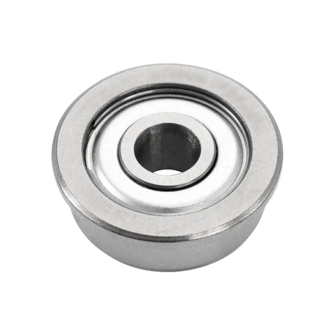 Flanged Ball Bearings 3x6x2.5mm 10 Pcs Double Shield Pre Lubricated Chrome Steel Deep Groove For Motors Pumps Fans Built Tough Low Noise Durable Precision Fit, close-up
