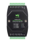 Front view of Rock Solid 8 Channel Analog Data Acquisition Module With 12-Bit Precision for voltage and current sensing.