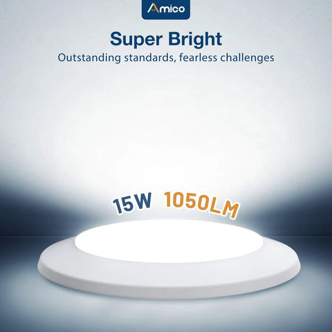 Super Bright 12 Pack 5CCT Led Disk Ceiling Lights With No Sweat Setup For 5 Or 6 Inch Recessed Housing Smooth Flush Mount Downlights Real American Quality Everyday Home Vibe