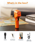 High Resolution Thermal Imaging Camera With 320x240 IR Sensor UIRA IR Thermometer Mode Native Heat Data And AI Powered Detection Portable Handheld Infrared Camera For Pros And DIY Enthusiasts orange, GT24S, manual, box, USB-C cable