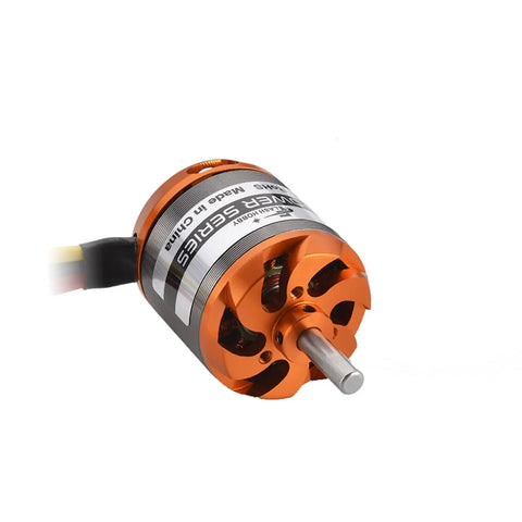 D3542 1450KV Brushless Multicopter Outrunner Motor For Mini Quadcopters RC Planes And Helis With High Torque, CNC frame, side view