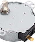 Upgraded Microwave Turntable Motor Replacement Part for GE and Kenmore Microwaves with metal connectors visible