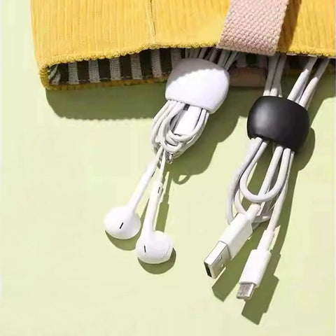 Multi Pack Cable Clips For Travel, Desk, And Home, Cord Management Made Easy With Versatile Wire Holders securing cables in bag