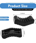Two Pack Jack Stand Pad For Cars Trucks And SUVs 3 Tons Heavy Duty Beefed Up Floor Jack Pad Rubber Anti Slip Cushion Universal Fit Waterproof And UV Resistant Durable Protective Pad For Lifting And Stability