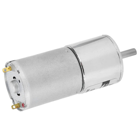 Super Duper High Torque Dc Gear Motor Micro Low Speed 24v Permanent Magnet With Pure Copper Coils For Automated Industry side view