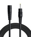 Rock Solid Male To Female Electrical Extension Cord With Reinforced Jacket And Pure Copper Wire Five Meter Power Lead, black connectors and cable.