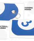Pro Grade Double Sided Rubber Fencing Target for Training Hanging Wall Mounted Practice Tool, close-up of blue material