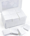 2 Inch Gun Cleaning Patches Box For 22 Caliber To 45 Caliber And Five Five Six And Nine Millimeter Firearms With High Absorbency Cotton Lint Free Patches For Oil Carbon Fouling Rust And Lubricant Removal in white plastic container