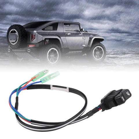 3000 Trim Switch For Mercury Outboard Remote Control Box Replacement Tilt Switch 87-18286A43 with plug-and-play cables