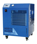 Front view of NSC1000-230-1 Freeze 1-Ton Industrial Chiller Workhorse Built For Lasers Engravers Machines And Welding Equipment.