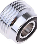 Tank Valve Adapter Two Pack For Scuba DIN To Yoke Conversion Chrome Plated Brass Cylinder Converter With O Rings G Five Eighths Fourteen DIN Thread Durable Polished Surface