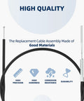 53630 Tiller Cable Replacement 39 Inch For Rear Tine Tillers showing cable with high quality features.