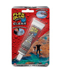 Super Slick Rubberized Waterproof Adhesive Blends Clear Paste For Kickass Instant Hold On Every Surface Bonds Fast Whether Dry Or Underwater drops. 6 oz tube on packaging.