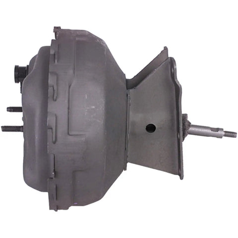 Remanufactured Power Brake Booster With Heavy Duty Sealing Rings And Complete Vacuum Testing side view showing durable material and mounting brackets.