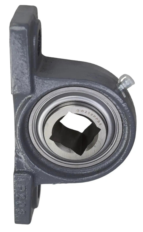 Drivetrain Disc Harrow Pillow Block Bearing With Triple Lip Seals Replaces TPBT60 Bore 1-1/8 Inch Square Shaft front view