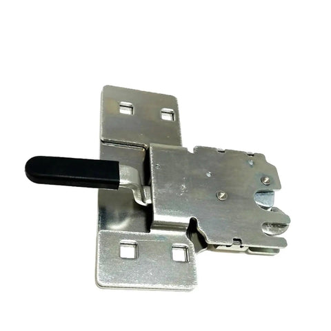 Heavy Duty Forklift Spare Parts Lock 0009311067 for pallet jack and lift truck, durable steel construction, side view
