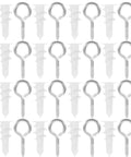 20 Set Heavy Duty Self Drilling Drywall Anchors And Screws Kit With Nylon And Iron For Hanging Brackets And Decorative Fixtures
