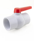 PVC Shut Off Ball Valve 3 Inch, 150 Psi, Schedule 40, Threaded Ends For Potable Water, Irrigation, Built Tough Residential And Commercial Plumbing, Heavy Duty Corrosion Resistant