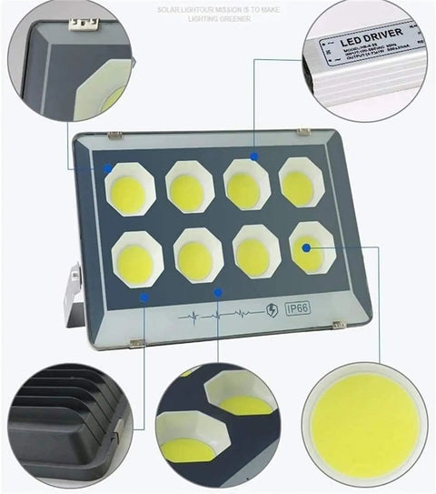 JUDYSSY Led Floodlight Led Outdoor Floodlight with multiple LED chips and durable design for efficient outdoor lighting.
