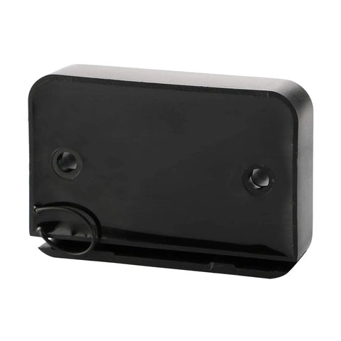 Vibration Activated Hour Meter For Gas And Diesel Engines Generators Lawn Mowers And More With Digital LCD Display No Wiring Needed Plug And Play Activation For Quick Setup And Accurate Run Time Tracking black plastic rear view