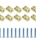 10Pcs Zinc Alloy Drawer Handles And Vintage Cabinet Knobs For Dressers Rustic Furniture Pulls With Smooth Finish