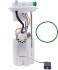 Heavy Duty Replacement Fuel Pump Assembly For Fiat 500 1.4L L4 Gas Engine 2012 To 2019 with wiring and green O-ring.