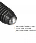 Heavy Duty Ball Point Set Screws M4 X 16mm High Carbon Steel Metric Spring Grub Screws 10 Pack close-up showing plunger details.