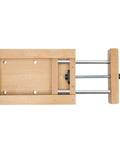 Tough Beech Wood Workbench Vise With Quick Release Handle Portable Wood Vise with metal rods for desktop woodworking projects
