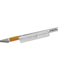 X-ACTO #1 Z-Series precision utility knife with silver aluminum handle and orange knurled grip, includes safety cap