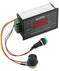 Dope DC Motor Speed Controller With Digital Display And Start Stop Switch, 6V To 60V, 30A PWM For DC Motors, Smooth Potentiometer Tuning.