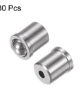 Dead On Precision 30 Pack 5X6MM 304 Stainless Steel Spring Loaded Ball Plungers ready for cabinet upgrades and repairs.