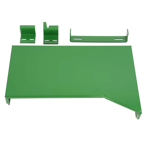 Heavy Duty Left Hand Tractor Battery Box For John Deere 2510 2520 3010 3020 4000 4010 4020 parts in green metal.