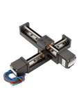 Hella Smooth Mini 28 Stepper Motor Slide Table Paired With A Tight T6 Ball Screw Linear Guide for precise lab applications.