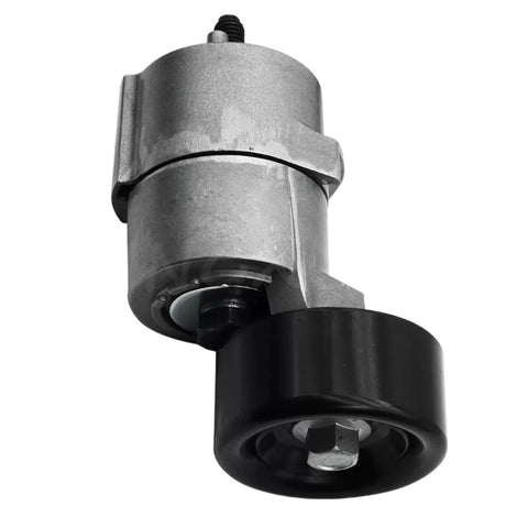 Get Your Engine Running Smooth With This Premium Serpentine Belt Kit Including Pulley Tensioner Idler For Kia 2.0 And 2.4 Models To Stop Slippage And Boost Peak Performance Today. close-up metal belt tensioner idler pulley for Kia 2.0 2.4L