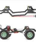 Beefed-Up Carbon Fiber RC Chassis Frame Upgrade Kit For 1x18 Scale Crawlers displayed with LCG rail and girder details
