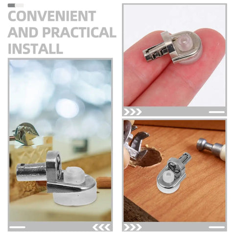 24 Pack Zinc Alloy Shelf Support Pegs For Cabinets And Cupboards, Sturdy Silver Shelf Pins in use for strong shelves