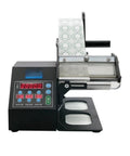 Automatic Peeling Machine For Round Sealing Stickers And Label Printers Adjustable Speed Handles Wide Range Of Sizes Efficient Workflow Easy Integration with display and roll holder.