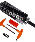 Badass Six Inch Spiral Cutter Head Replacement For Professional Jointer Work With Four Row Twenty Eight Carbide Inserts and tools.