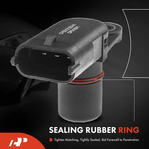 Engine Camshaft Position Sensor Compatible With Buick Enclave LaCrosse CTS ATS SRX And Cadillac V6 3.0L 3.6L Engines close-up, sealing rubber ring