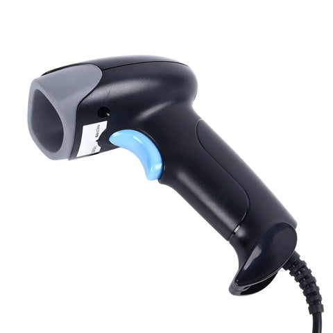 2D Barcode Scanner With Lightning Fast Accurate Scanning Wired USB Handheld Reader showcasing ergonomic design
