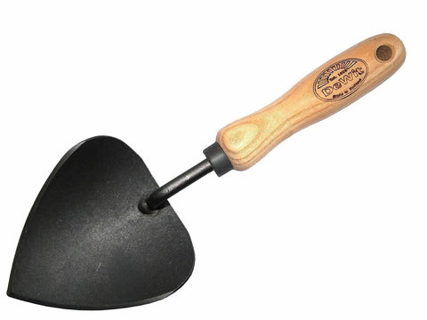Potting Trowel Built Tough Heavy Duty Garden Tool With Extra Large Curved Blade Tempered Boron Steel Blade Ash Wood Handle