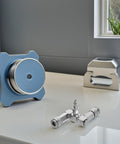 360 Degree Swivel 2 Way Air Hose Splitter With Nickel Plated Steel Pneumatic Fitting on a white surface