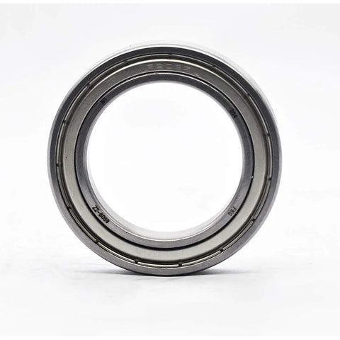 Beefy Deep Groove Ball Bearing 45x68x12mm with double metal shields, front view