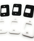 Door Strike Shim Set Of 3 For Door Latch Plate Alignment Interior And Exterior 2mm 3mm 4mm Spacers Black Standard Strike